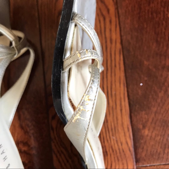 Hillard & Hanson White Strappy Square toe Sandals - Picture 3 of 12